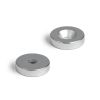 20mm dia x 5mm thick x 5.2mm c/s Zinc Plated N42 Neodymium Magnet - 8.3kg Pull