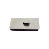 60 x 40 x 7mm thick Neodymium Magnetic Pad with Hook - 10kg Pull