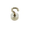 19mm dia Neodymium Clamping Magnet with M5 Hook or Eyebolt - 17.38kg Pull