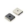 26 x 23 x 6.3mm thick (x 3mm hole) Ferrite Channel Magnet - 6.1kg Pull